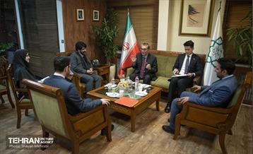 دیدار سخنگوی شهرداری تهران با سفیر سنگاپور 2