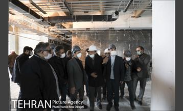 بازدید فتاح رئیس بنیاد مستضعفان از ساختمان پلاسکو 8