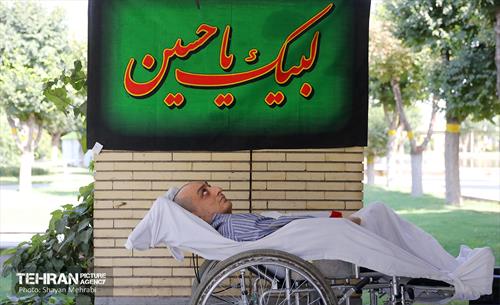 مراسم عزاداری حضرت اباعبدالله الحسین (ع) در آسایشگاه کهریزک 2