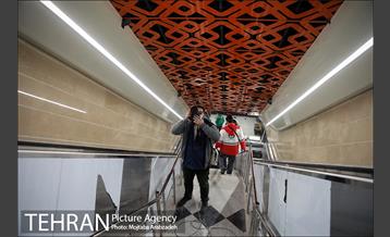 بازدید عکاسان خبری از ایستگاه مترو برج میلاد 3