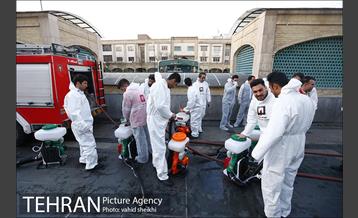 ضد عفونی و پاکسازی بازار تهران 10