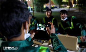 افطاری شهردار تهران با پاکبانان 17