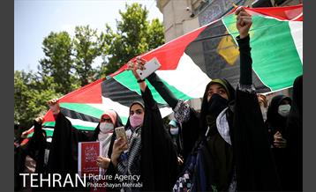 تجمع دانشجویی و مردمی در حمایت از مردم فلسطین 24