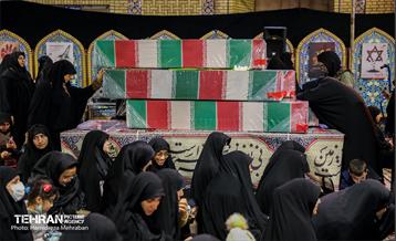 مراسم وداع با پیکرهای مطهر ۱۱۰ شهید گمنام دفاع مقدس 21