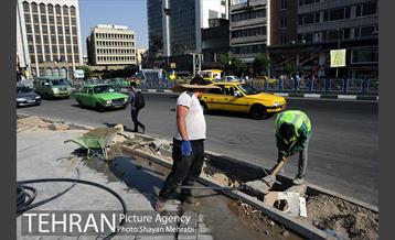 پروژه ساماندهی میدان هفتم تیر در آستانه بهره برداری 13