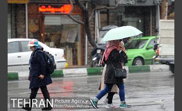 بارش باران پاییزی در تهران 20