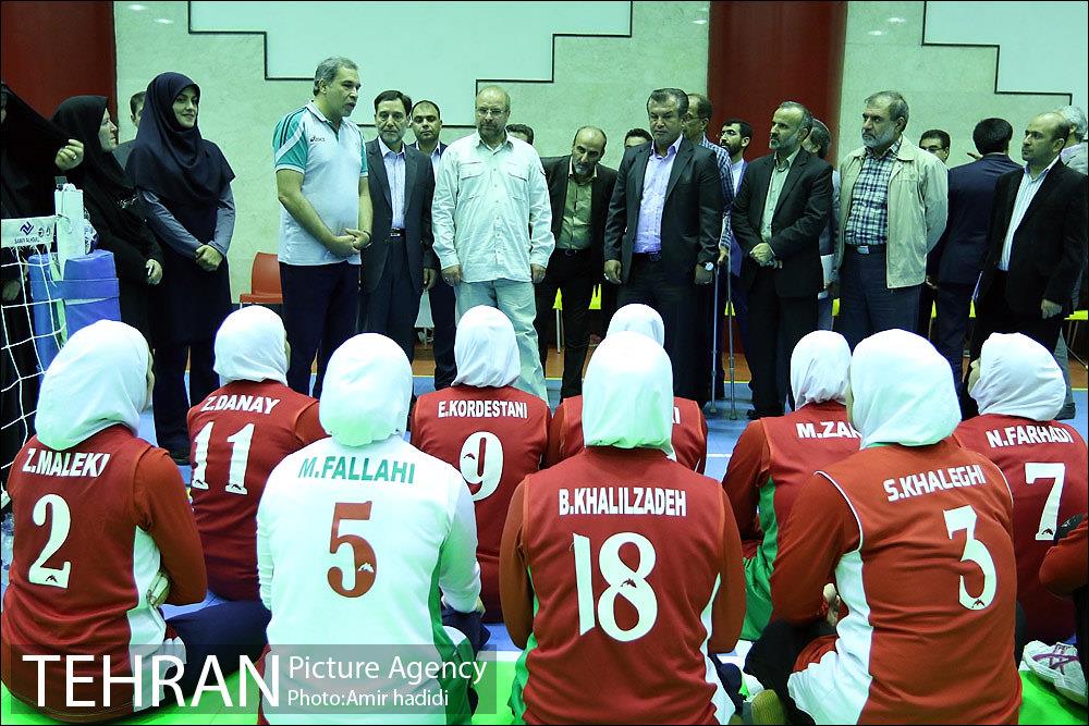 حضور شهردار تهران در اردوی ورزشکاران اعزامی به بازی‌های پارالمپیک  24