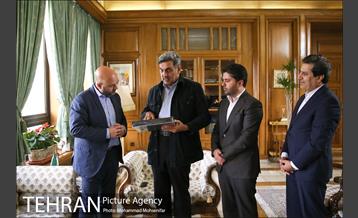 دیدار دبیر کل متروپلیس با شهردار تهران 11