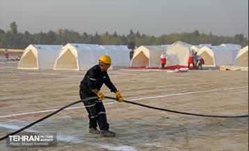 مانور تمرین اسکان اضطراری کلانشهر تهران 58