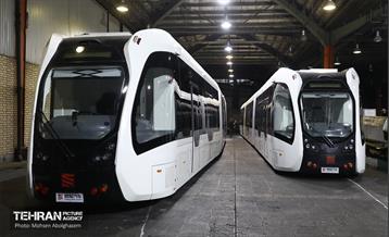 تست تراموای چرخ لاستیکی در تهران 42