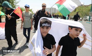 دسته عزاداری دانشگاه امام صادق(ع) در ظهر تاسوعا 10