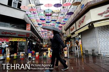 بارش باران بهاری در تهران 18