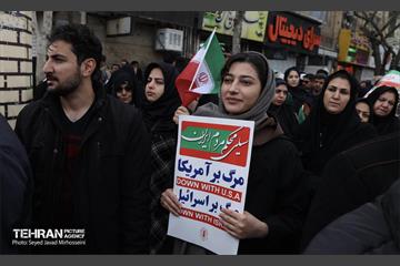 حضور و سخنرانی دکتر علیرضا زاکانی در اجتماع مردم زنجان در مراسم راهپیمایی ۲۲ بهمن 1