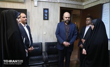 بازدید عضو شورای شهر از مرکز ارتباطات شهرداری تهران 6