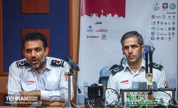 نشست خبری مدیر عامل سازمان آتش نشانی  8