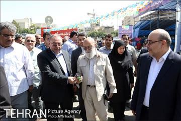 بازدید رییس شورای اسلامی شهر تهران و مدیر عامل سازمان میادین شهرداری تهران از مراکز عرضه بهداشتی دام 10