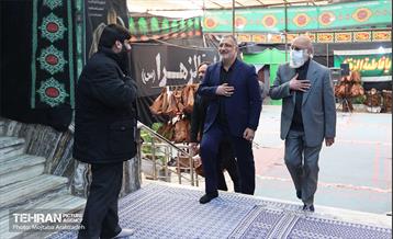 حضور شهردار تهران در بیت الزهرا (س) کرمان 1