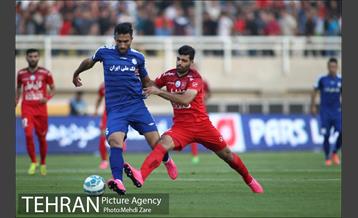 دیدار استقلال خوزستان و پرسپولیس در لیگ برتر فوتبال 2
