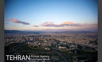 ترافیک شامگاهی خیابان های تهران 2