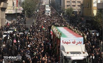 مراسم تشییع پیکرهای ۱۰۰ شهید گمنام 53