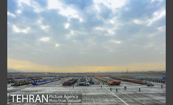 مانور ماشین آلات و تجهیزات ستاد برف روبی شهرداری تهران 1