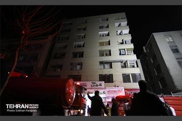 آتش سوزی در خیابان بهار تهران 31