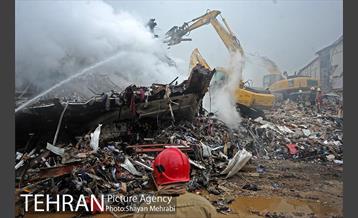 سومین روز عملیات امداد ونجات حادثه پلاسکو -3 5