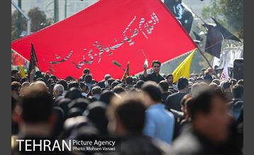 راهپیمایی جاماندگان اربعین حسینی از کربلا در تهران 14