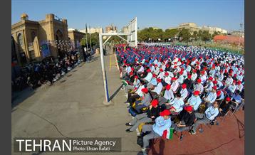 شهردار تهران در آیین نواختن زنگ سال تحصیلی جدید در دبیرستان ماندگار البرز 21