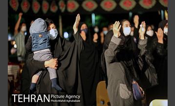 مراسم عزاداری شب اربعین در میدان نبوت 1