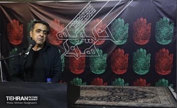 عزاداری شب هفتم محرم در خیمه هنر 6