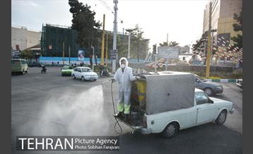 عملیات ضدعفونی معابر محله شوش  25