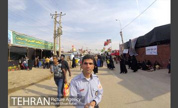 زائران مسیر کربلا  14