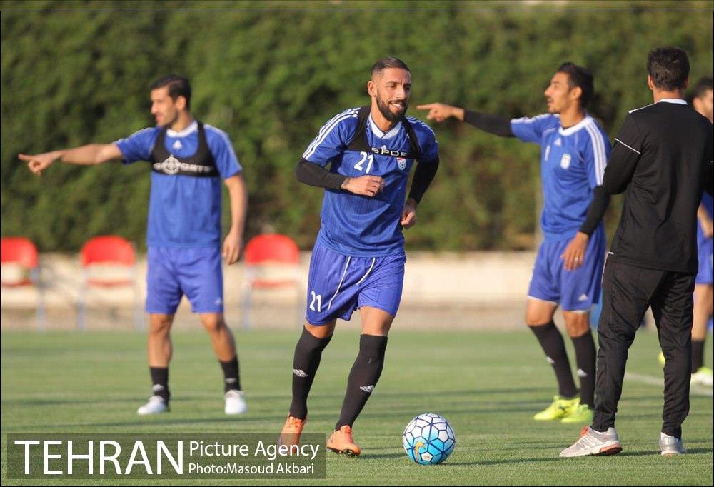 آخرین تمرین تیم ملی فوتبال ایران پیش از دیدار با سوریه 1