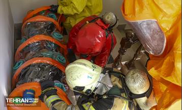 مانور انتشار مواد شیمیایی در منطقه۷