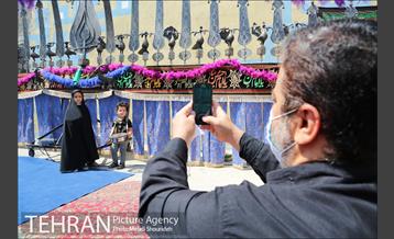 نماز ظهر عاشورا مسجد قائم(عج) منطقه هفت