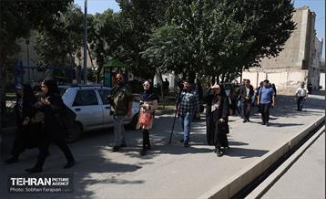 بازدید اصحاب رسانه از پروژه‌های بازآفرینی محله نفرآباد 22