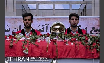 تشییع پیکر شهید آتشنشان علی قانع 15