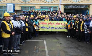 مانور گروه‌های مردمی دوام در منطقه 17 تهران 10