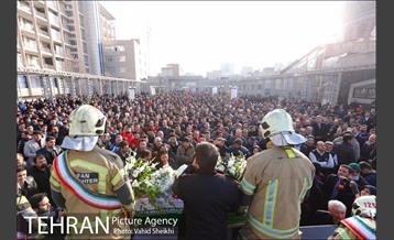 تشییع پیکر شهید آتش نشان سید احسان جامعی 8