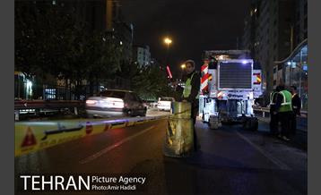 شب گردی اصحاب رسانه با معاون فنی و عمرانی شهرداری تهران 12