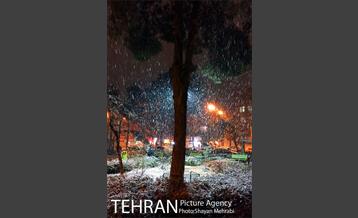 صبح برفی تهران 2