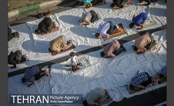 اقامه نماز عید سعید فطر در مسجد بقیه الله اعظم - محله چهاردیواری 17