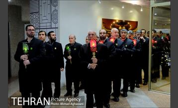 رونمایی از پرچم حرم حضرت عبدالعظیم (ع) در برج میلاد 24