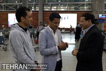 استقبال از علی رضا فغانی داور مسابقات جام کنفدراسیون ها