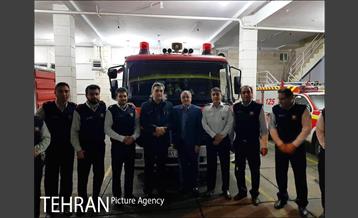 بازدید دکتر حناچی سرپرست شهرداری تهران از ستاد فرماندهی سازمان آتش‌نشانی 13