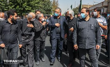 حضور شهردار تهران در مراسم پیاده روی جاماندگان اربعین حسینی 14