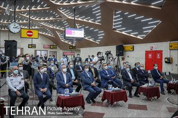 مراسم بهره برداری از ایستگاه های مترو اقدسیه و مرزداران 12