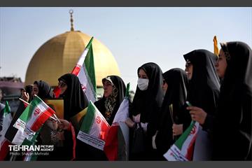 تجمع قدردانی از عملیات وعده صادق ۲ در میدان امام حسین (ع) 41