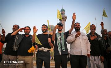 راهپیمایی سلام یا مهدی(عج) در مسجد سهله 14